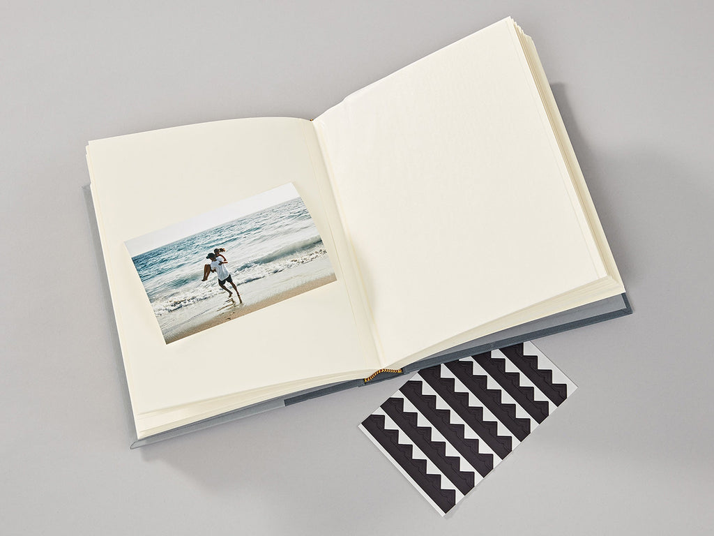 A Natural Affair Color Block Traditional Photo Album - Sea Salt