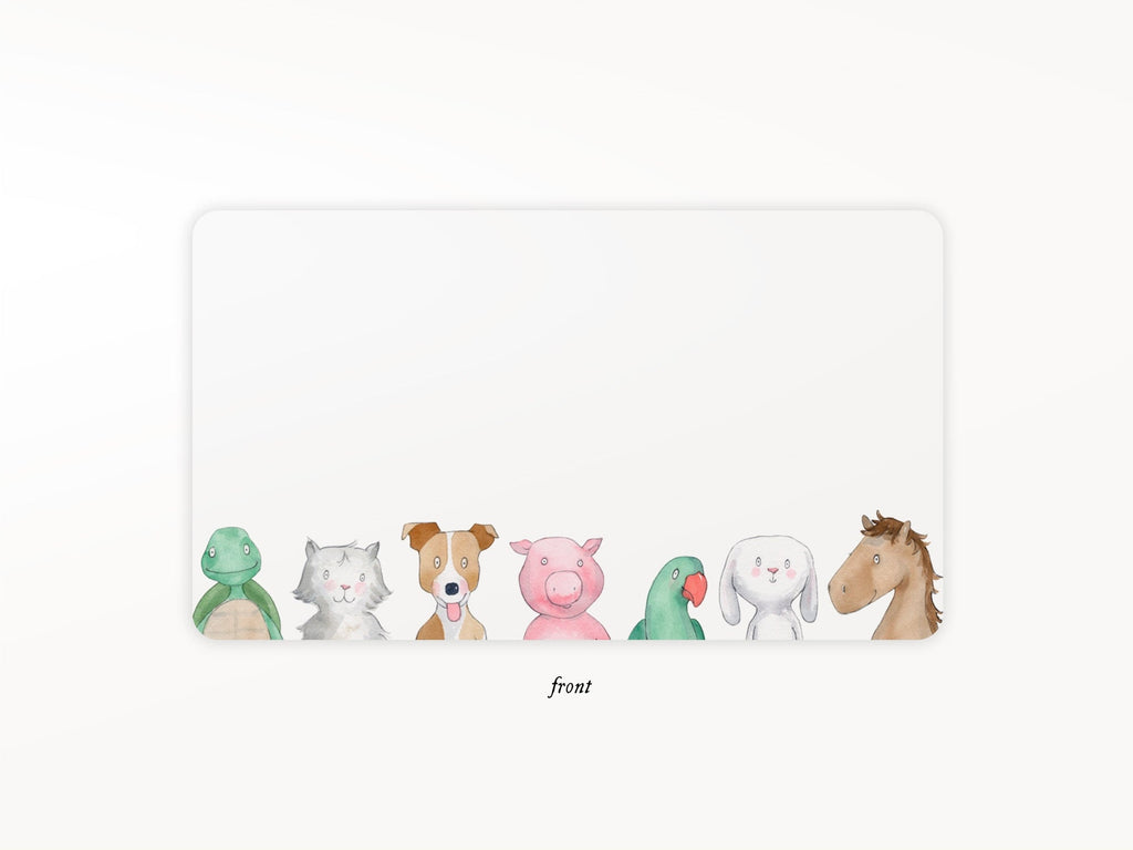 Animal Friends Little Notes