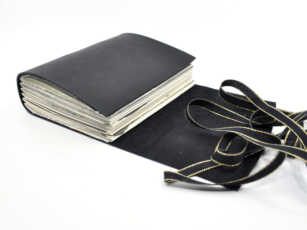 Black Cat One of a Kind Leather Journal