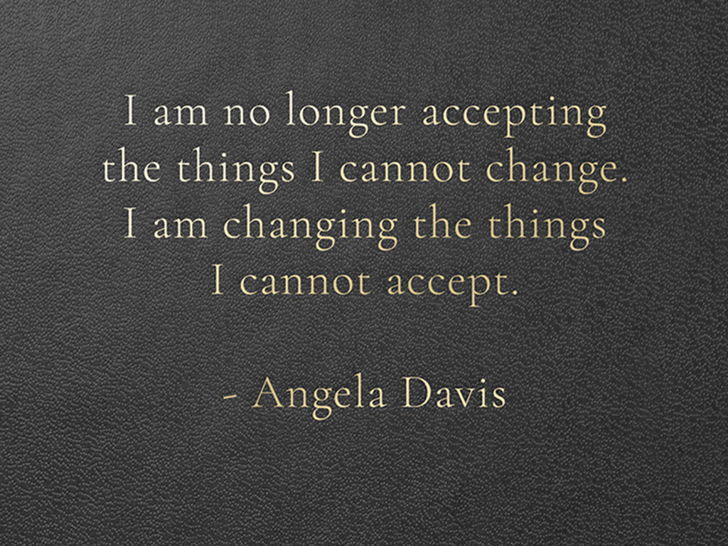 Black Voices Limited Edition Notebook - Angela Davis