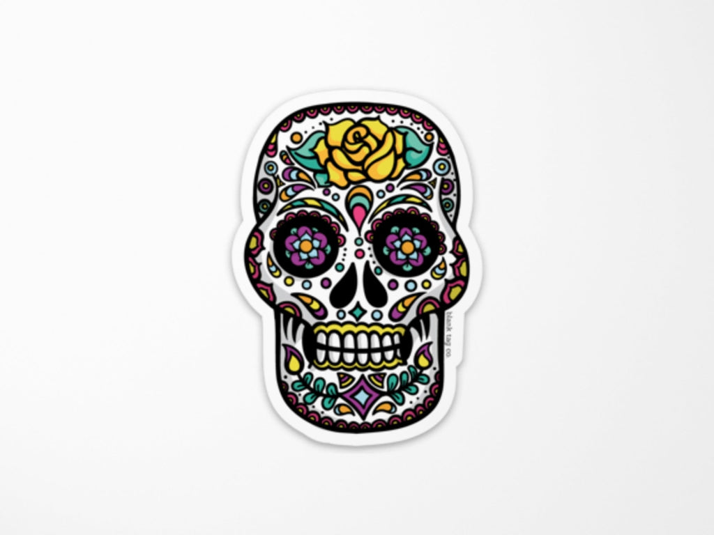 Calavera Skull Vinyl Sticker