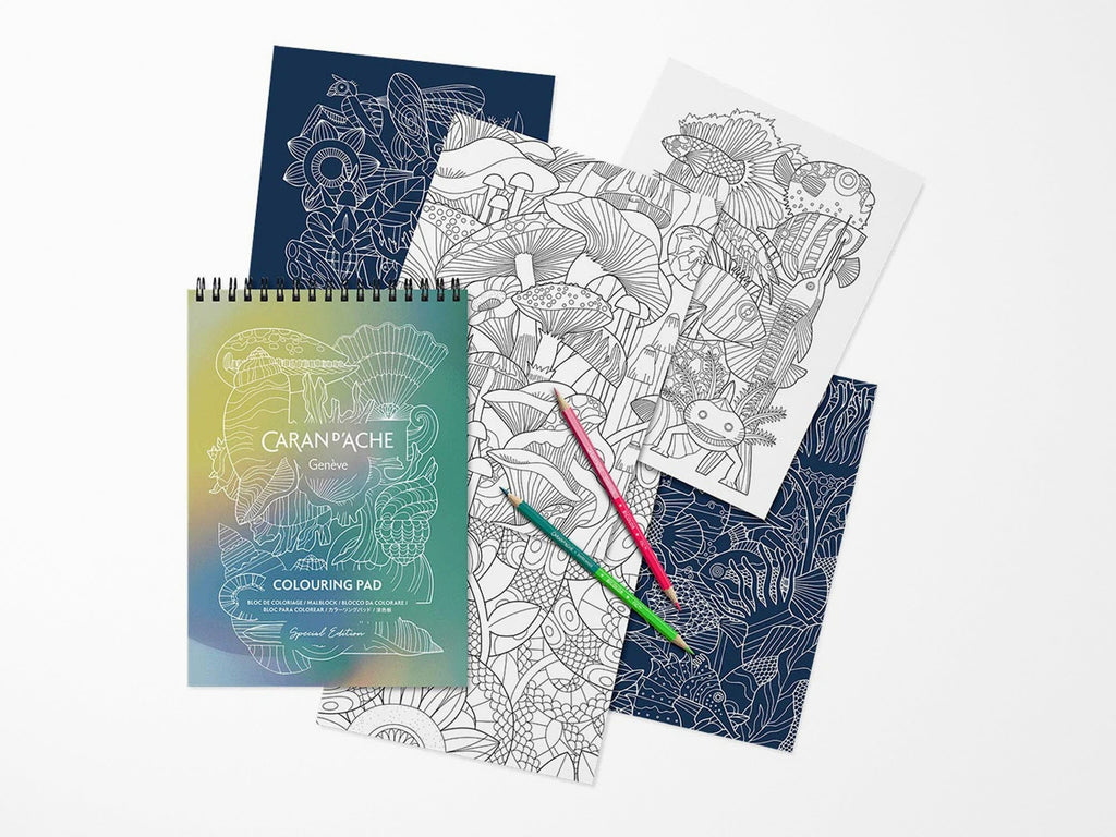 Caran D'Ache Claim Your Style A5 Coloring Pad - Special Edition