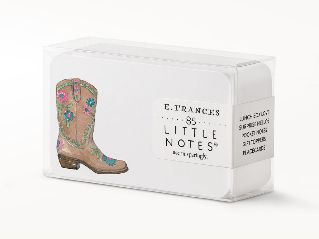 Cowboy Boot Little Notes