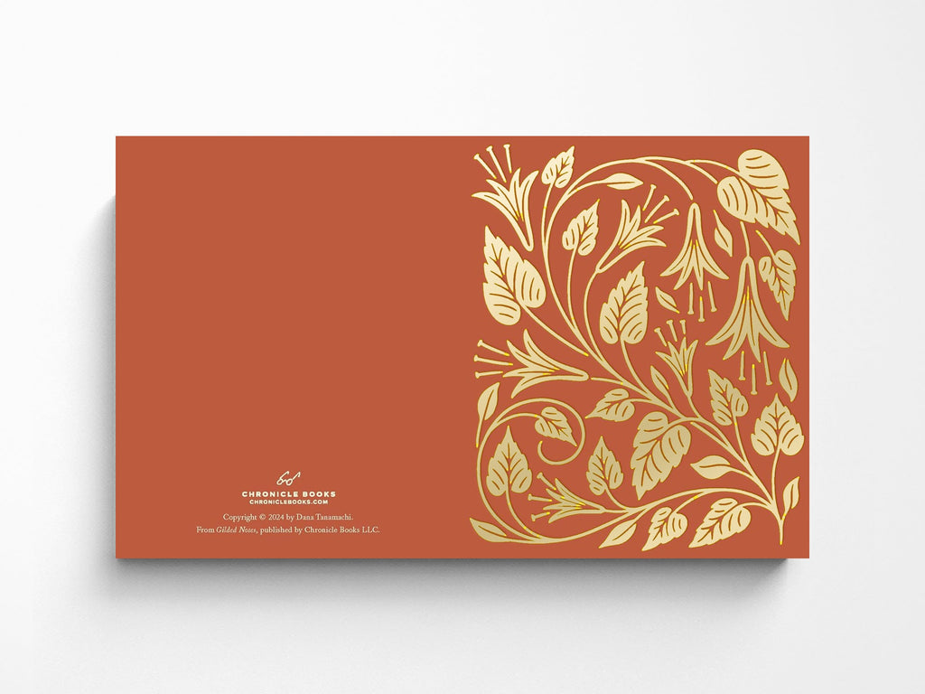 Gilded Notes 16 Foil-Stamped Notecards with Envelopes