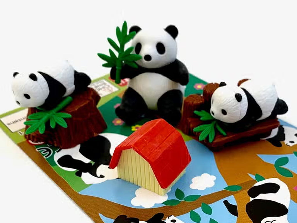 Iwako Novelty Erasers - Pandas