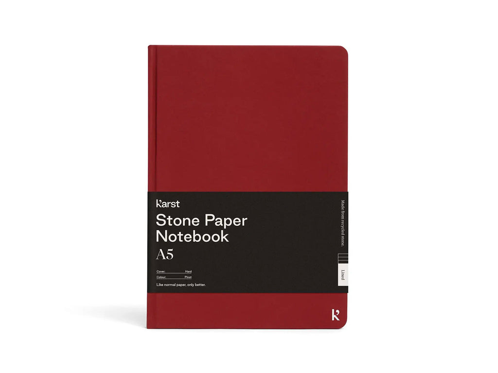 Karst Stone Paper Notebook - Eucalyptus