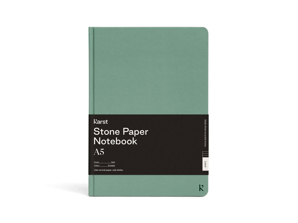 Karst Stone Paper Notebook - Eucalyptus