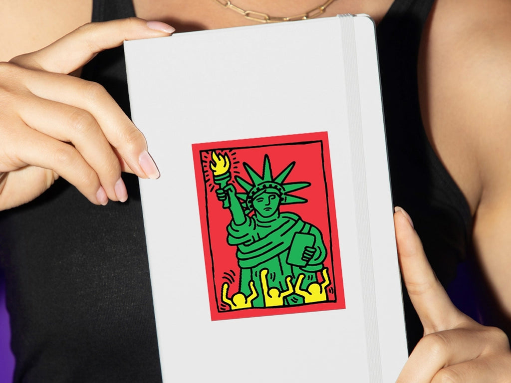 Keith Haring Liberty Vinyl Sticker