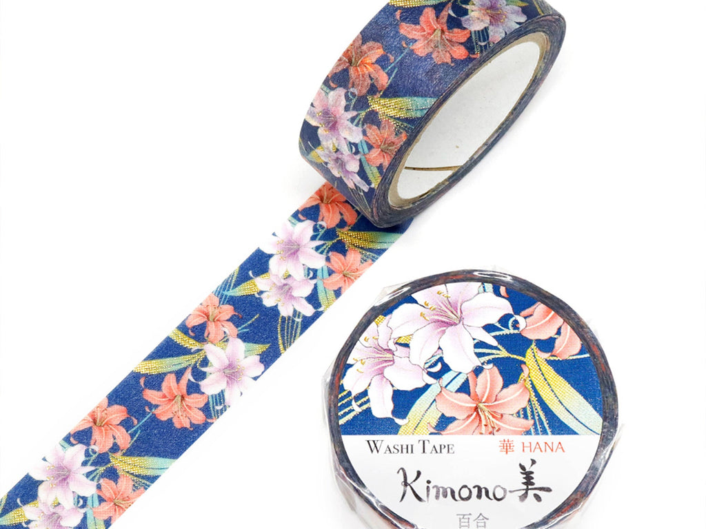 Kimono Beauty Lily Washi Tape