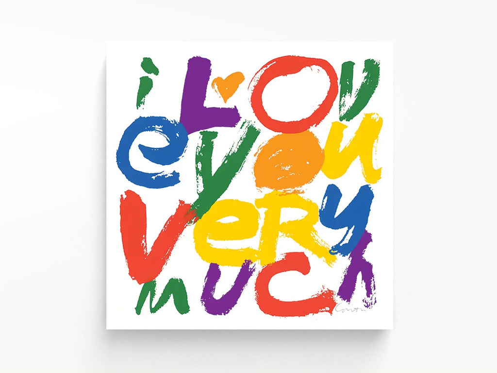 Love You Very Much By Corita Kent Vinyl Sticker