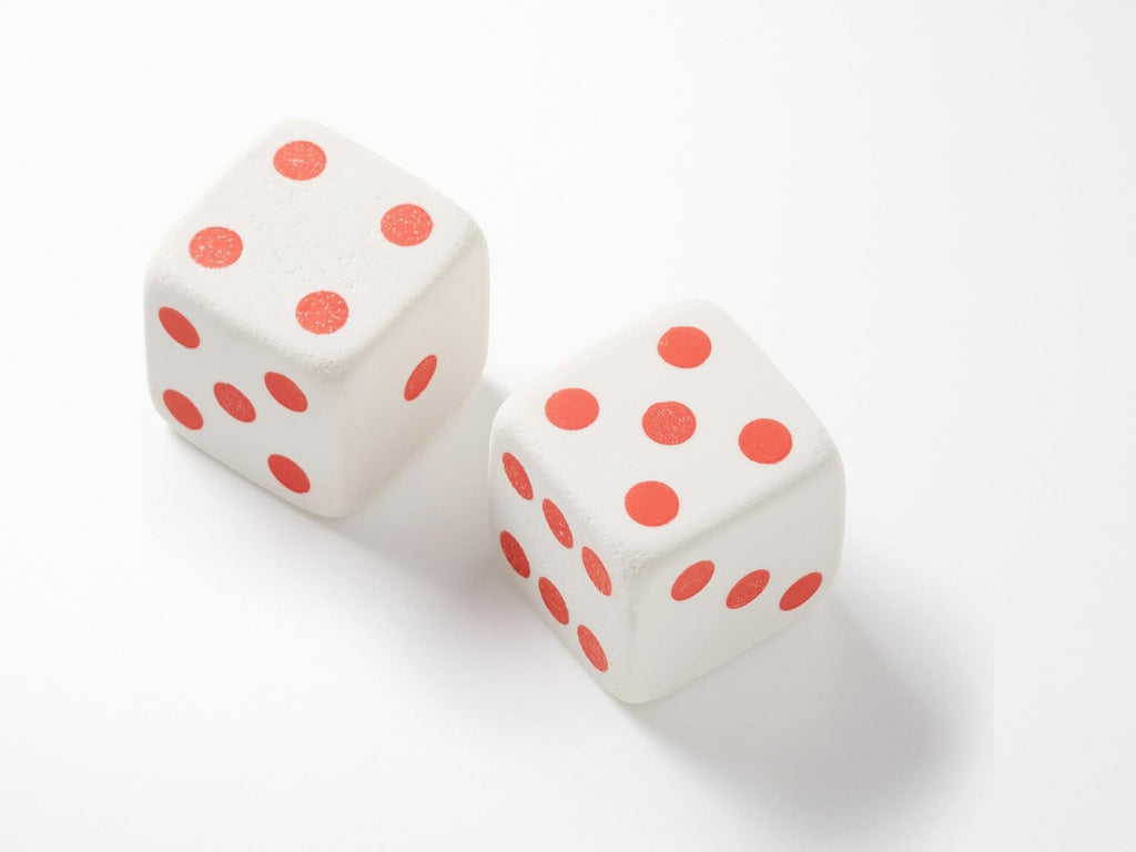 Make Big Mistakes Giant Dice Eraser Set