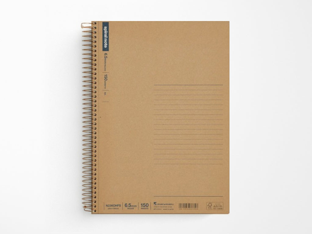 Maruman Spiral Notebook Basic B5 - 150 Pages