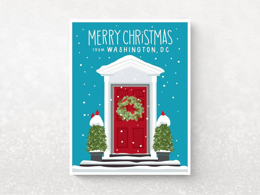 Merry Christmas From Washington DC Holiday Cards, Box of 8