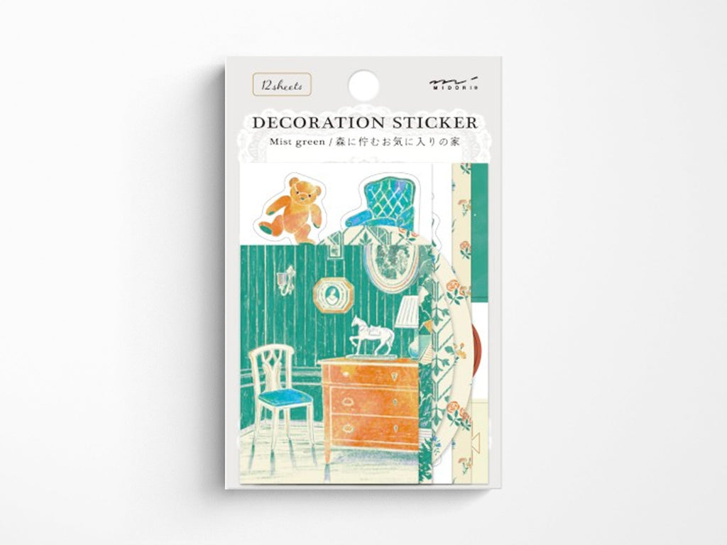 Midori Picture Book Stickers - Green