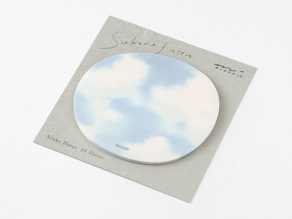 Midori Sticky Notes - Transparent Light Blue Sky