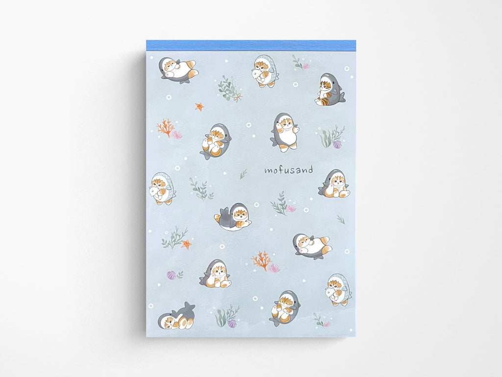 Mofusand A6 Memo Pad - Shark