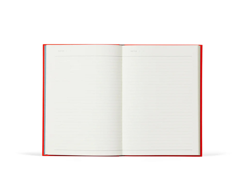 Notem BEA Notebook with Elastic Band - Bright Red