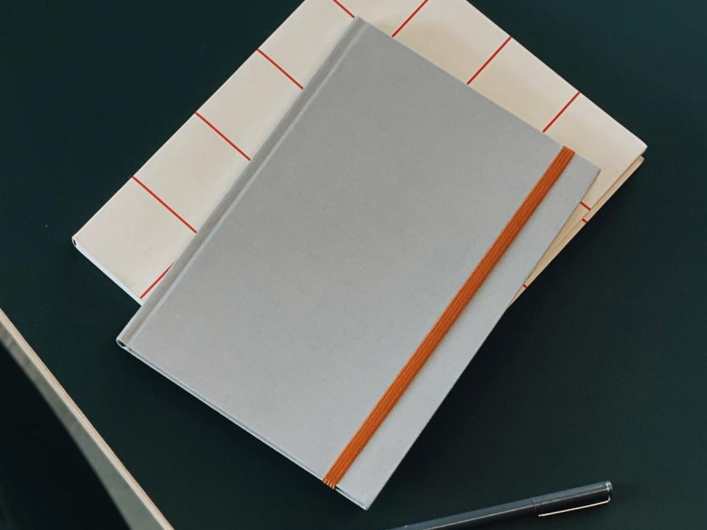 Notem BEA Notebook with Elastic Band - Light Grey