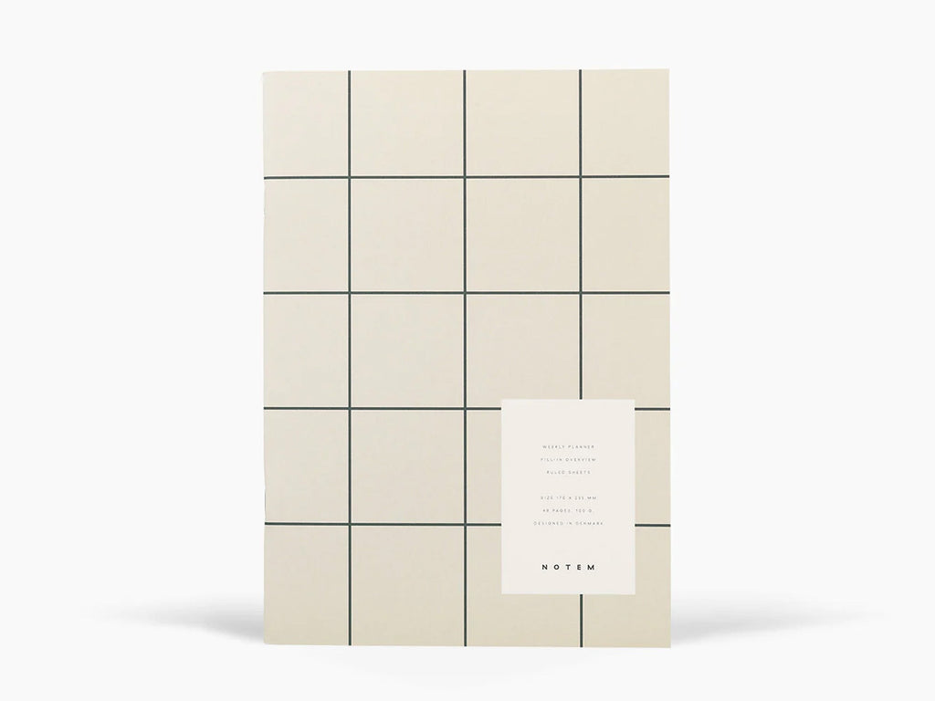 Notem MILO Weekly Planner - Light Grey