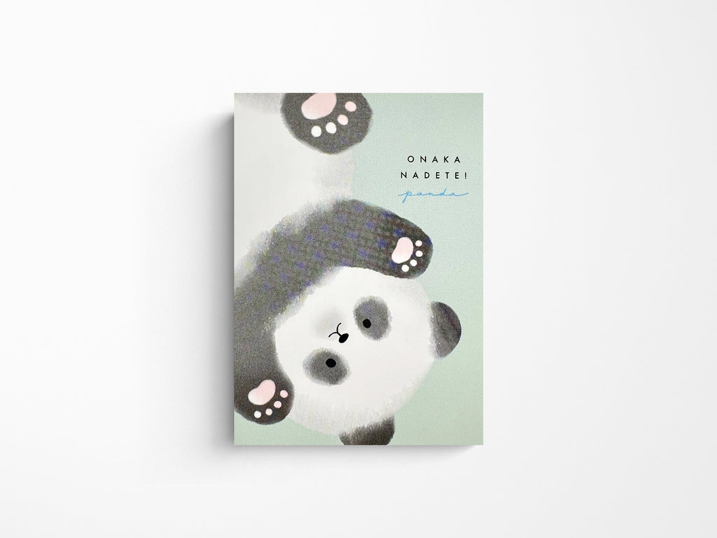 Panda Onaka Nadetei Mini Notepad