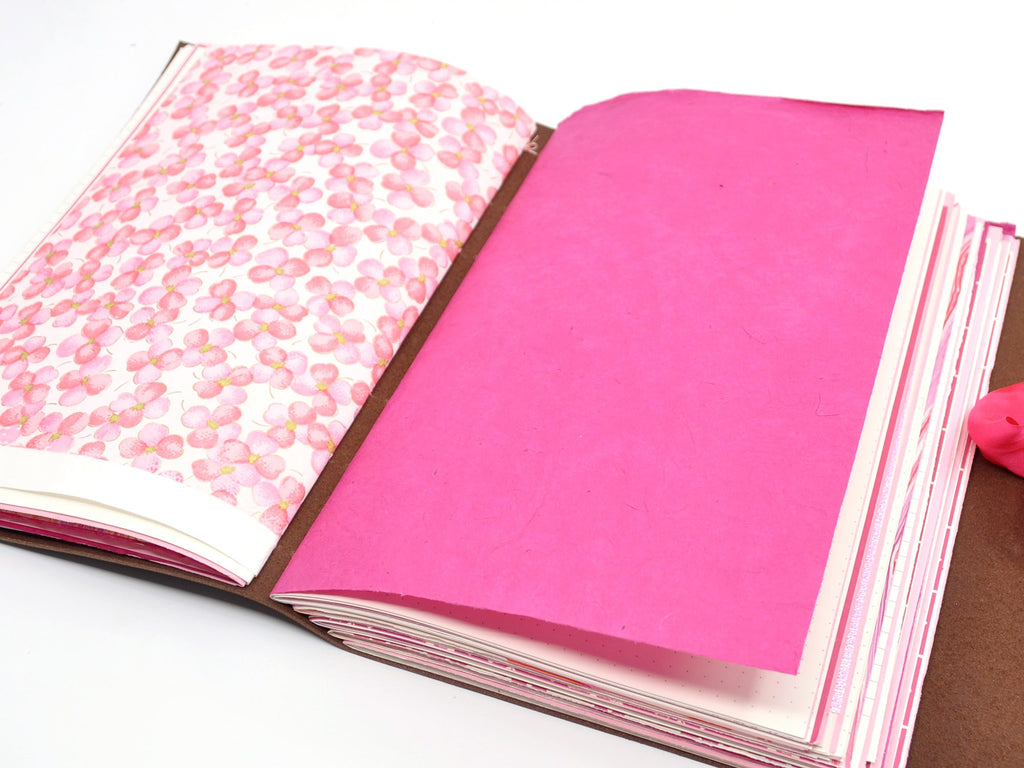 Pink Pony One of a Kind Leather Journal