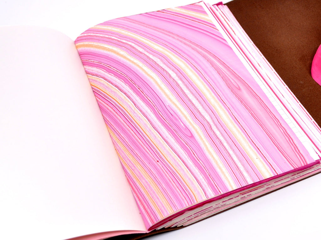 Pink Pony One of a Kind Leather Journal