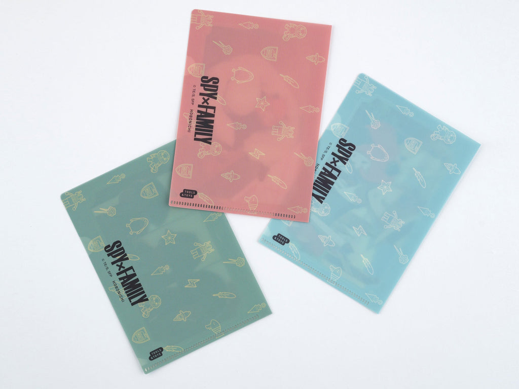 SPY x FAMILY: Hobonichi Clear Folder Set of 3 for A6 Size