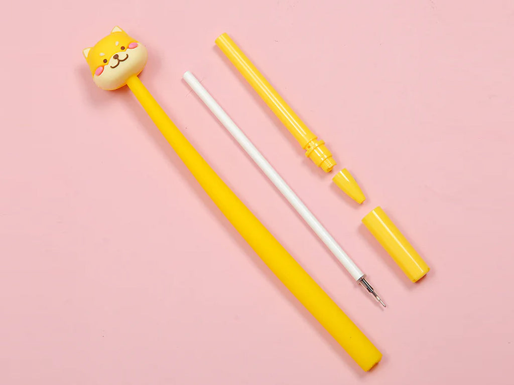 Shiba Inu Wiggle Gel Pen