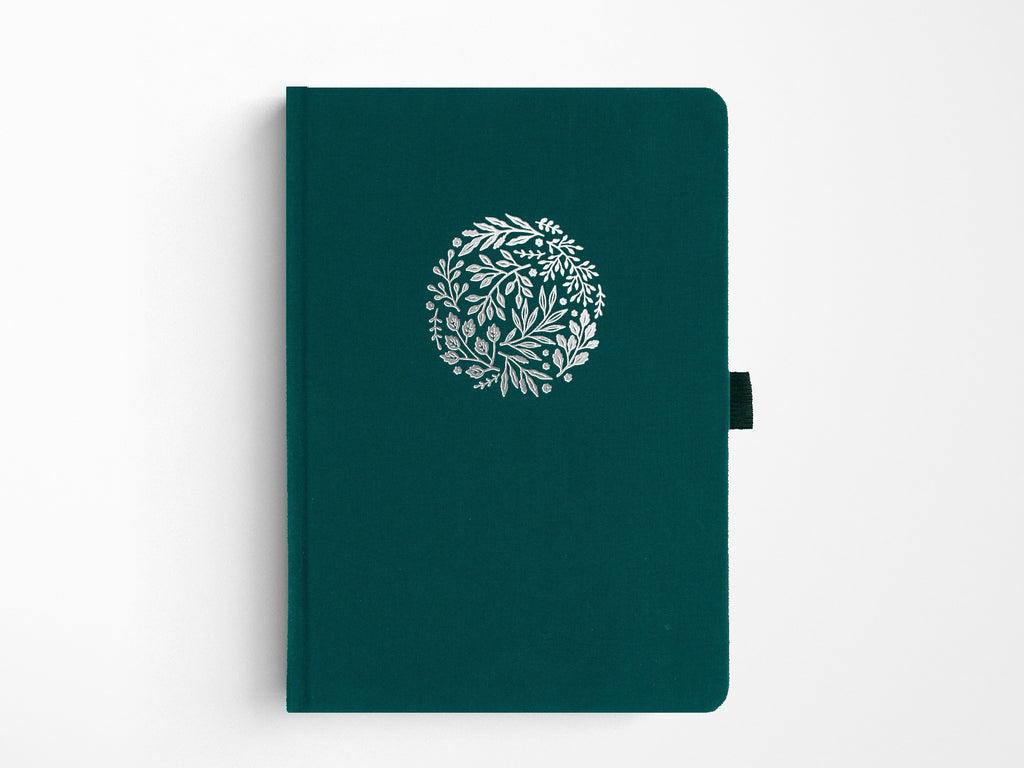 Signature Floral A5 Dot Grid Journal