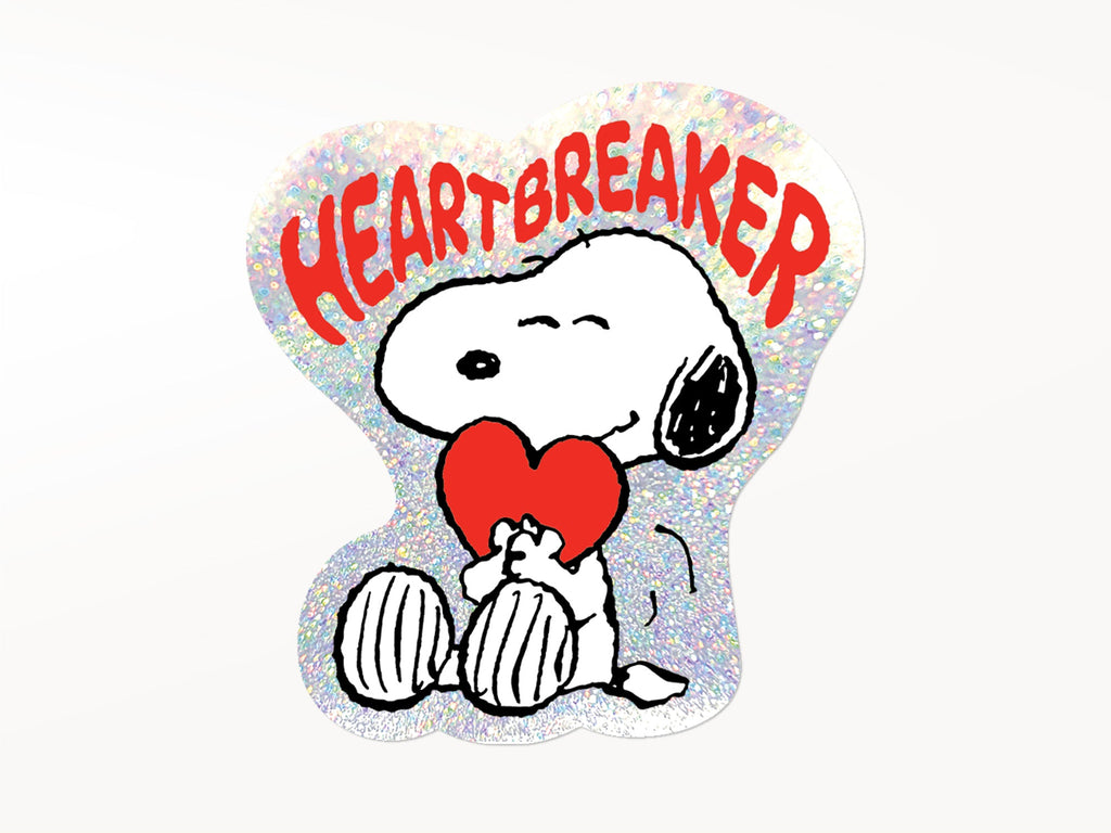 Snoopy Heartbreaker Valentine Vinyl Sticker