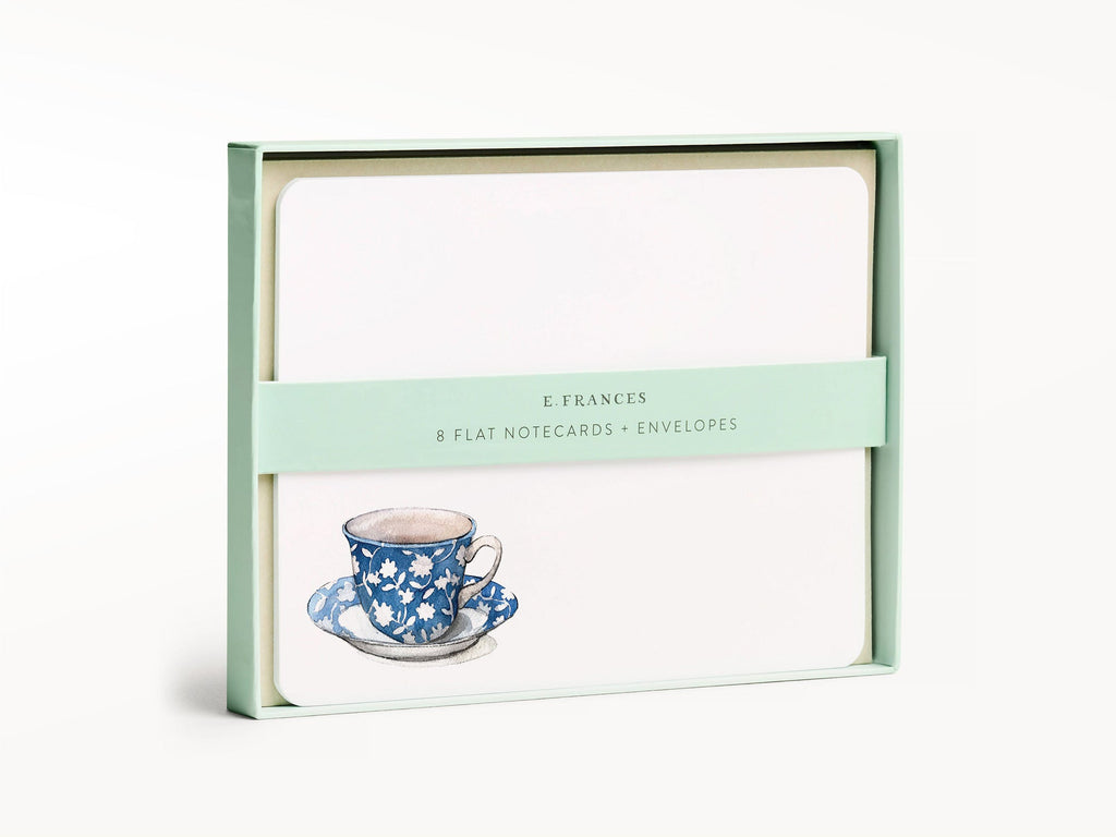 Spot of Tea Flat Notes Boxed Set of 8 Notecards