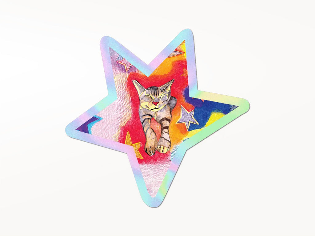 Star Kitty 1 By Keren Cytter Vinyl Sticker