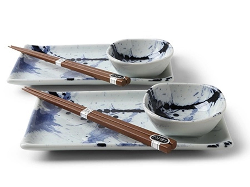 Sushi For Two Gift Set - Blue Sumi