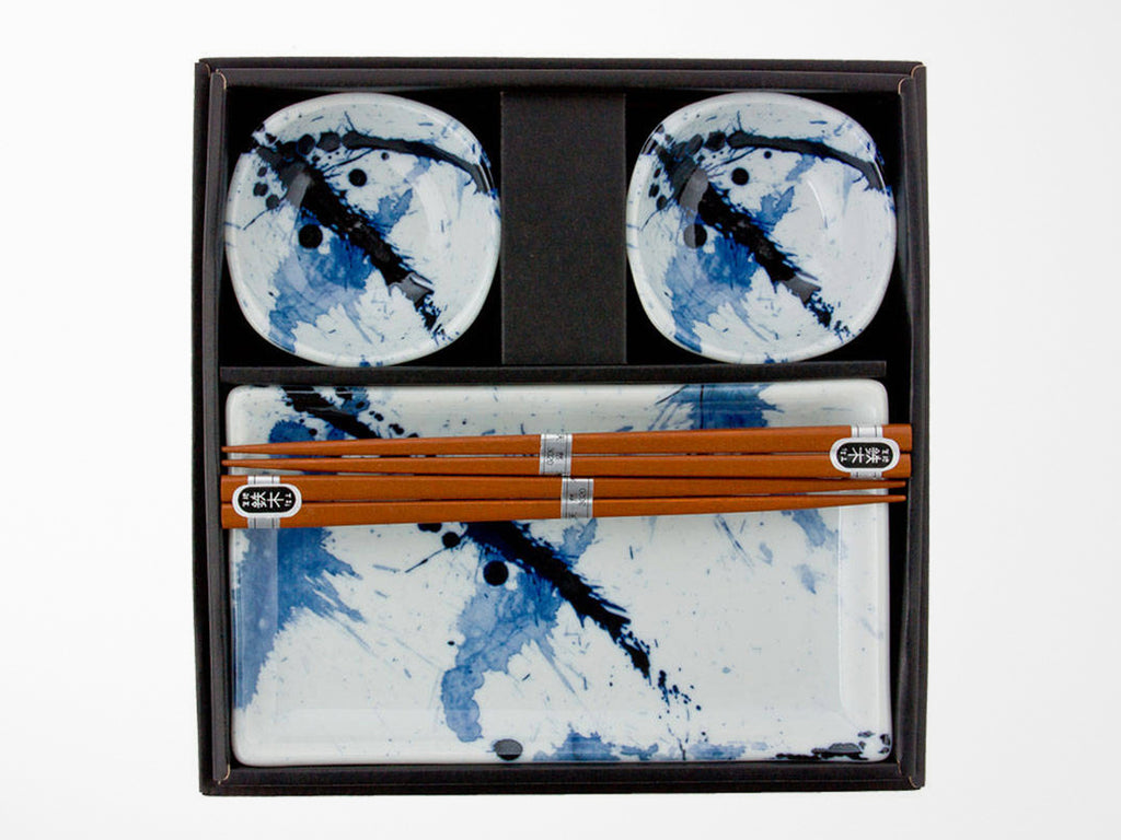 Sushi For Two Gift Set - Blue Sumi