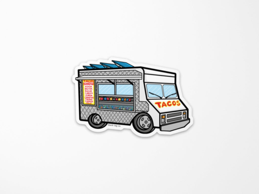 Taco Truck Vinyl Sticker