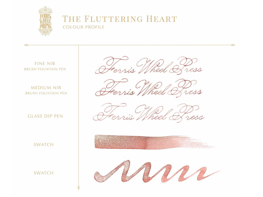 The Fluttering Heart Fountain Pen Ink