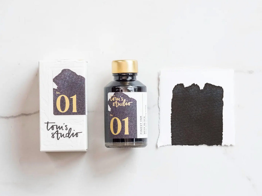 Tom's Studio Fountain Pen Ink - 01 Deep Black