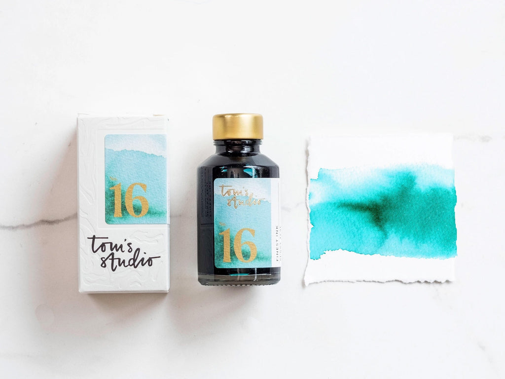 Tom's Studio Fountain Pen Ink - 16 Sunny Teal