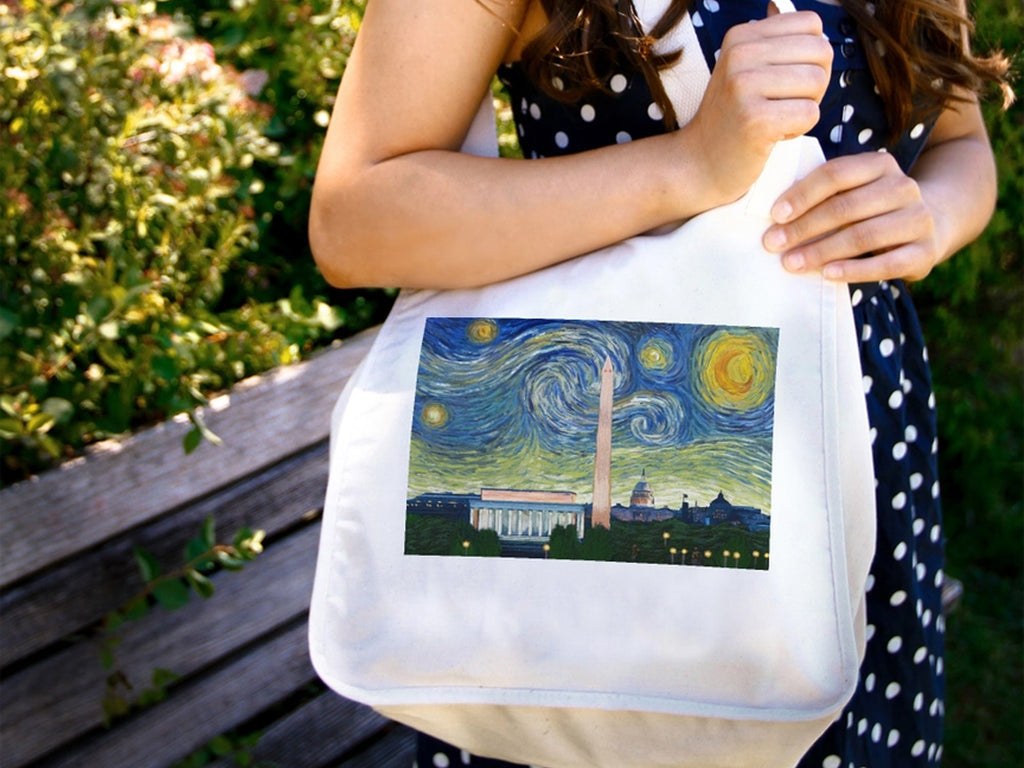 Tote Bag Washington DC Starry Night