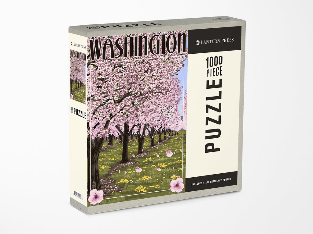 Washington Cherry Blossoms 1000 Piece Puzzle