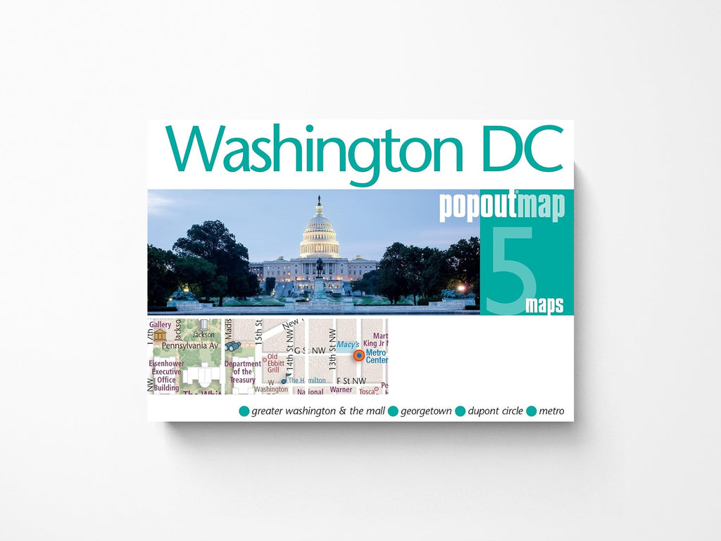 Washington DC Pop Out Map