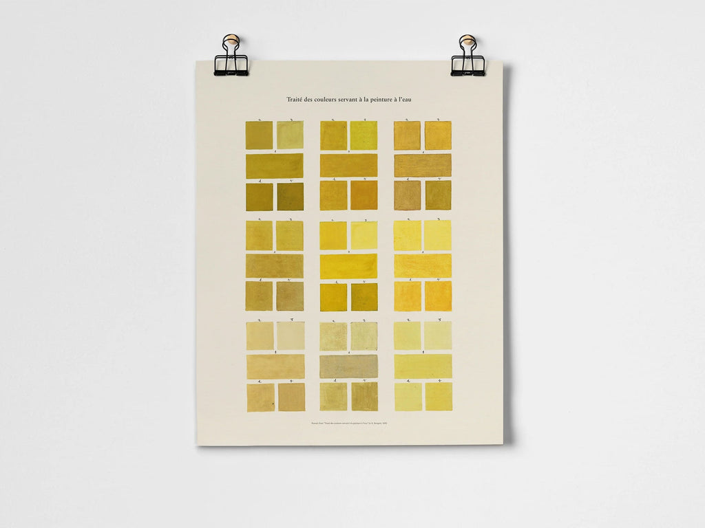 Watercolour Swatches Fine Art Print