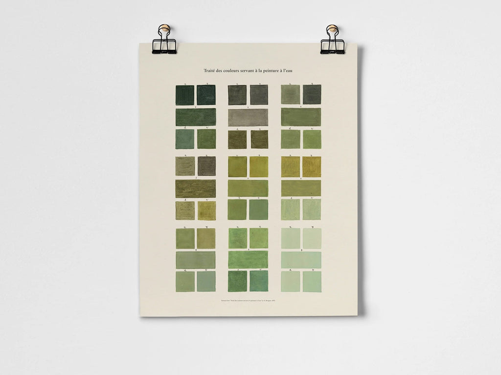 Watercolour Swatches Fine Art Print