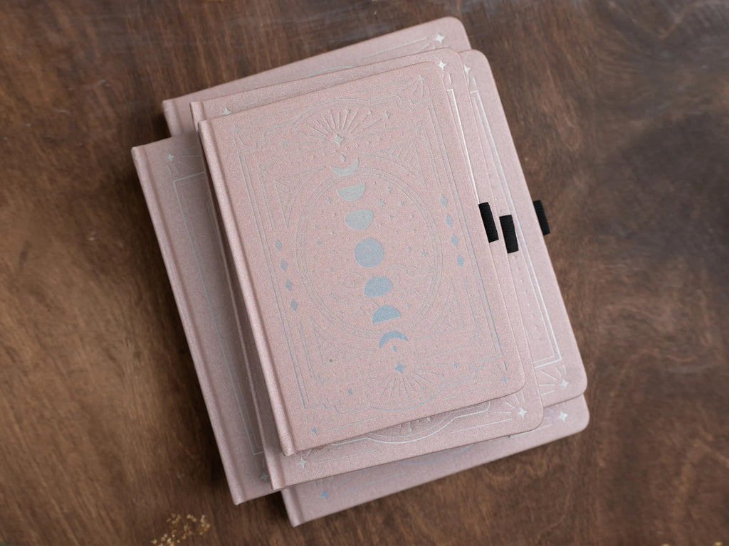 Wonderstruck A5 Dot Grid Journal - Shimmer Pink