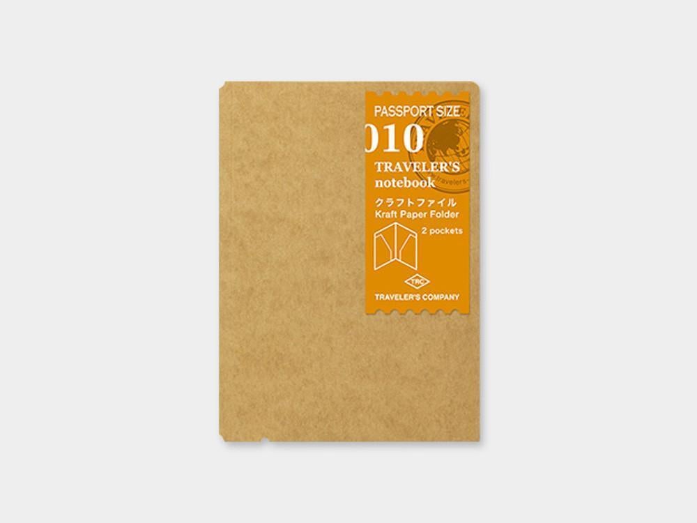 010 Kraft File TRAVELER'S Notebook - Passport Size