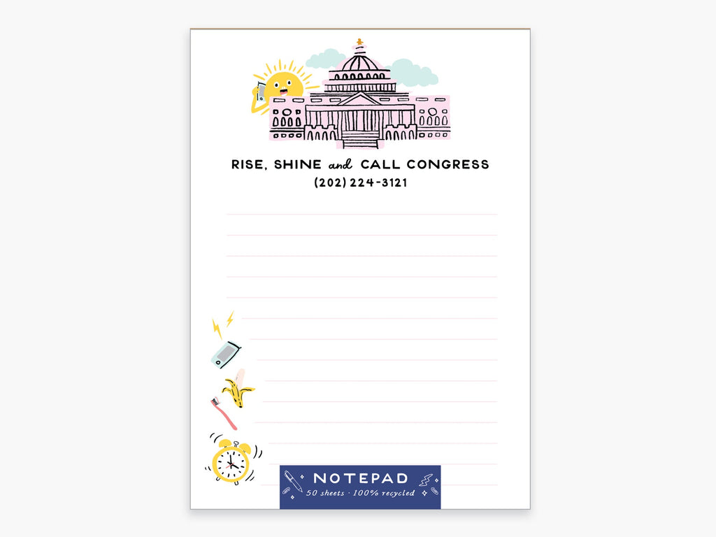 Call Congress Notepad