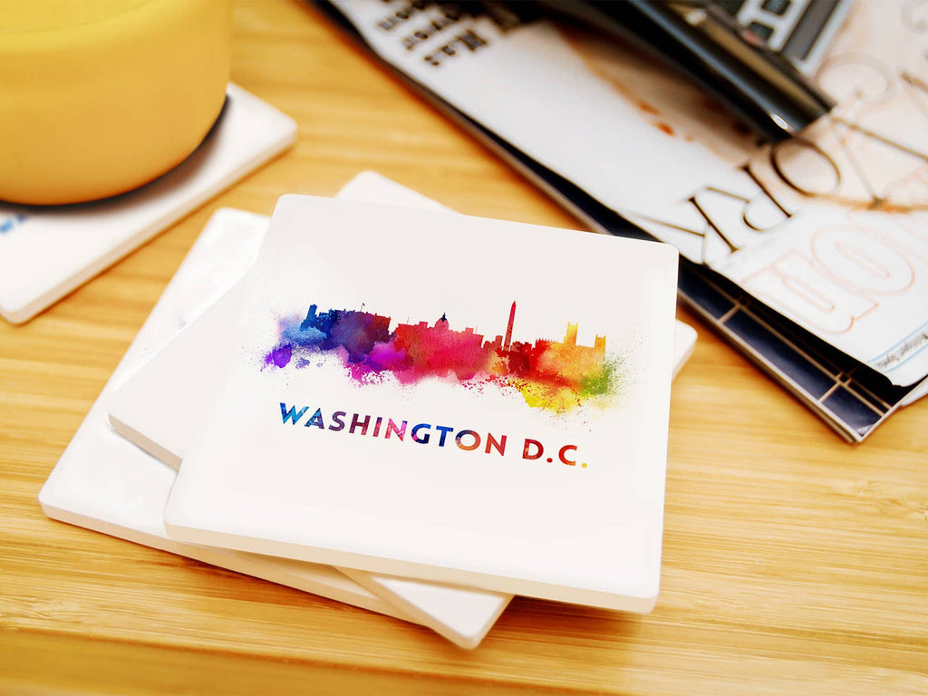 Coaster Washington DC Abstract Skyline