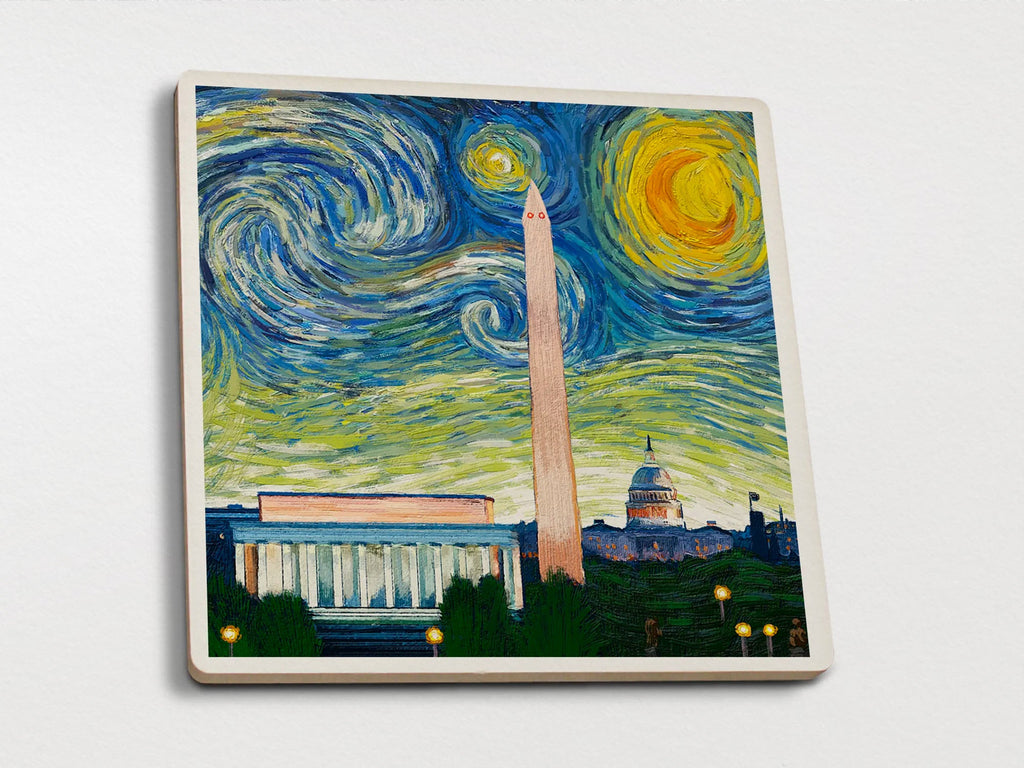 Coaster Washington DC Starry Night