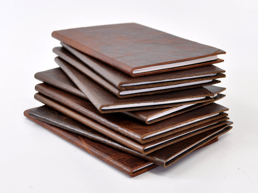 Essential Leather Pocket Notebook Set of 3