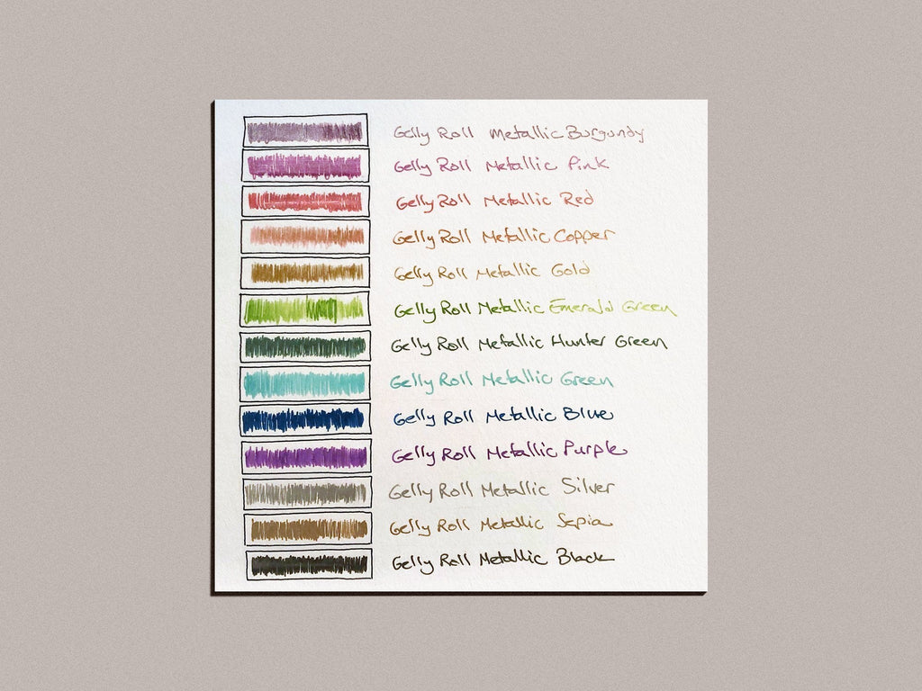 Gelly Roll Pen - Metallic 0.4MM